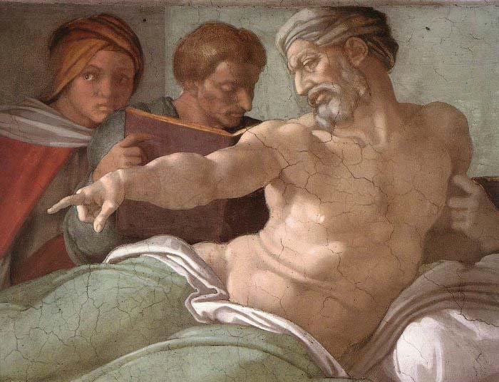 Michelangelo Buonarroti Punishment of Haman Sweden oil painting art